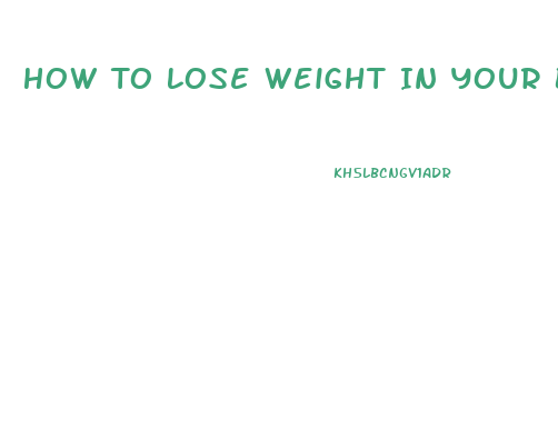 How To Lose Weight In Your Back