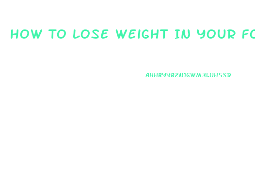 How To Lose Weight In Your Forties
