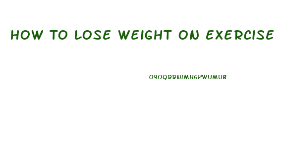 How To Lose Weight On Exercise Bike