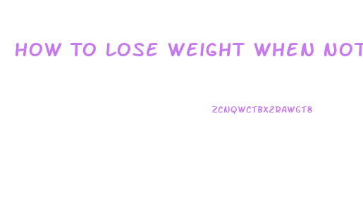How To Lose Weight When Nothing Else Works