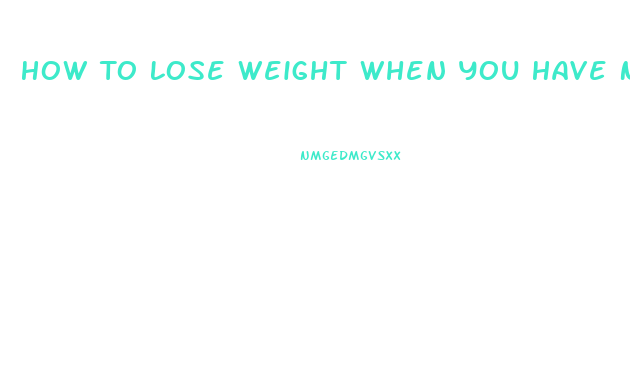 How To Lose Weight When You Have No Motivation