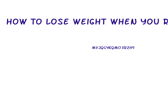 How To Lose Weight When You Re Lazy