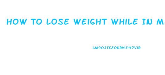 How To Lose Weight While In Menopause