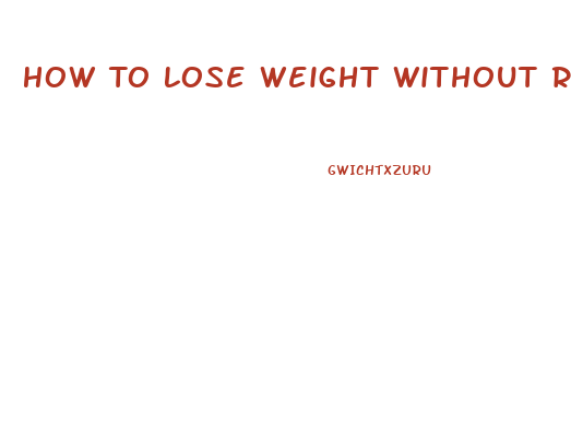 How To Lose Weight Without Running