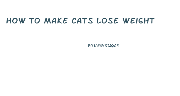 How To Make Cats Lose Weight