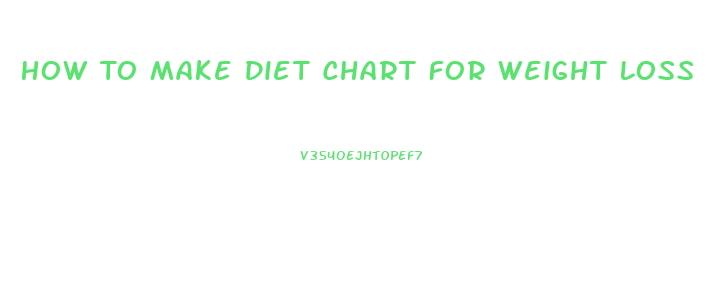 How To Make Diet Chart For Weight Loss