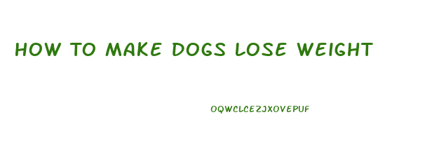 How To Make Dogs Lose Weight