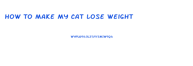 How To Make My Cat Lose Weight