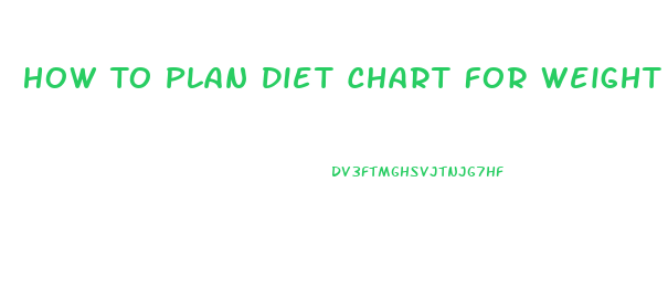 How To Plan Diet Chart For Weight Loss
