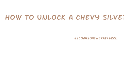 How To Unlock A Chevy Silverado With A Slim Jim