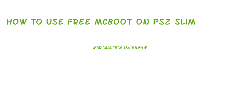 How To Use Free Mcboot On Ps2 Slim