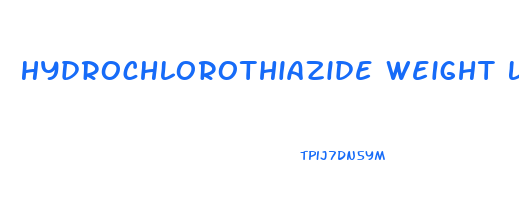 Hydrochlorothiazide Weight Loss Pill