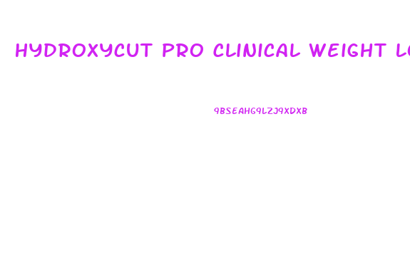 Hydroxycut Pro Clinical Weight Loss Pills