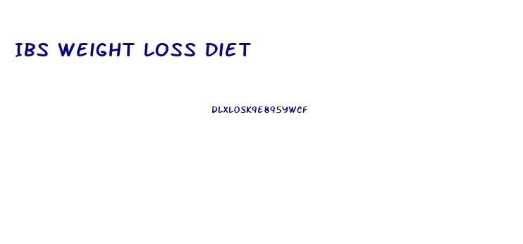 Ibs Weight Loss Diet