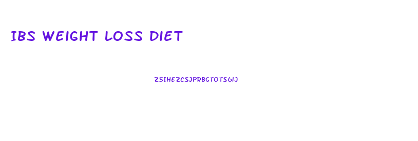 Ibs Weight Loss Diet