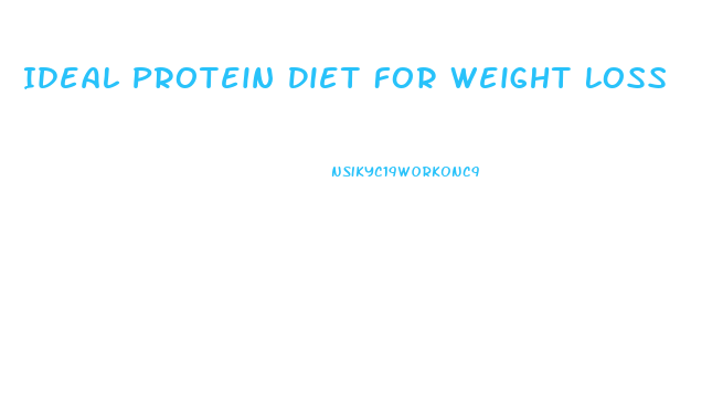 Ideal Protein Diet For Weight Loss