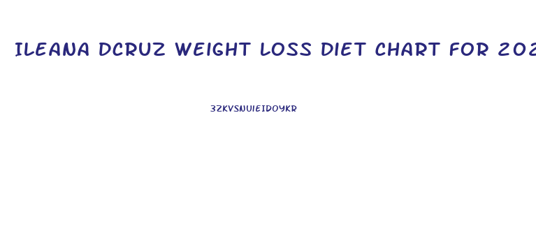Ileana Dcruz Weight Loss Diet Chart For 2024