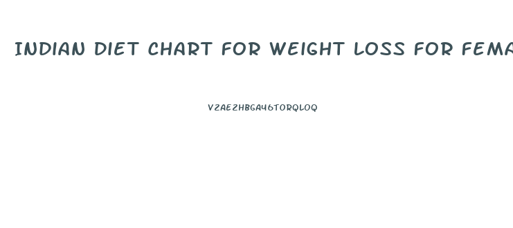 Indian Diet Chart For Weight Loss For Female Pdf