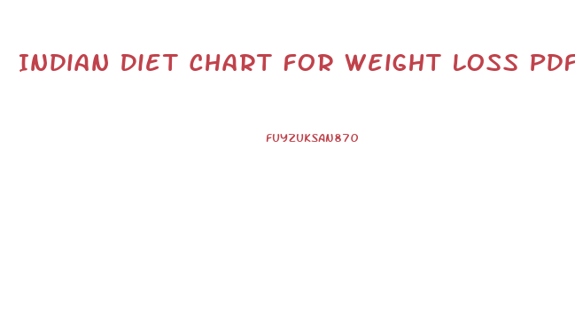 Indian Diet Chart For Weight Loss Pdf In Hindi