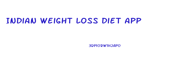 Indian Weight Loss Diet App