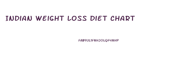 Indian Weight Loss Diet Chart