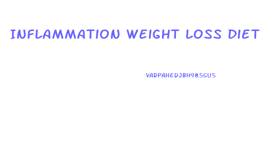 Inflammation Weight Loss Diet