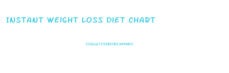 Instant Weight Loss Diet Chart