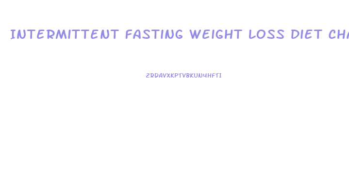 Intermittent Fasting Weight Loss Diet Chart