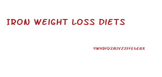 Iron Weight Loss Diets