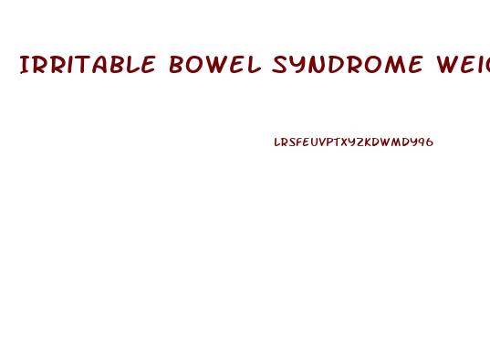 Irritable Bowel Syndrome Weight Loss Diet