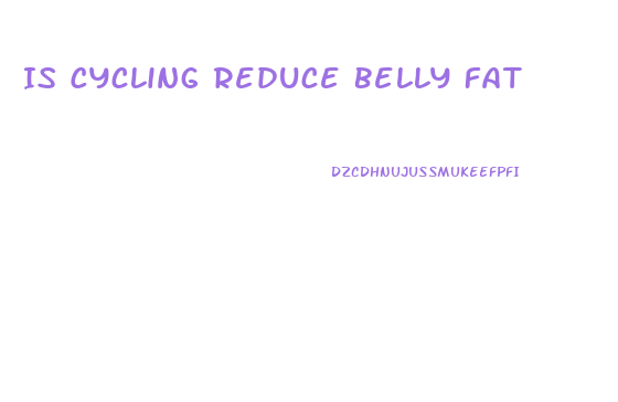 Is Cycling Reduce Belly Fat