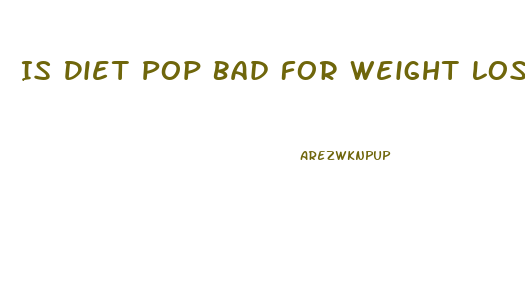 Is Diet Pop Bad For Weight Loss