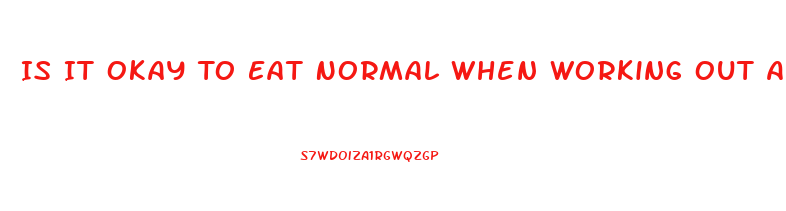 Is It Okay To Eat Normal When Working Out And Taking Hydrocut Pills Can You Still Lose Weight