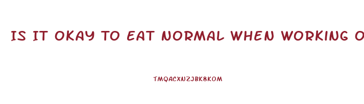 Is It Okay To Eat Normal When Working Out And Taking Hydrocut Pills Can You Still Lose Weight