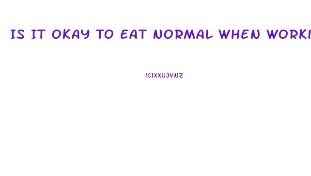 Is It Okay To Eat Normal When Working Out And Taking Hydrocut Pills Can You Still Lose Weight