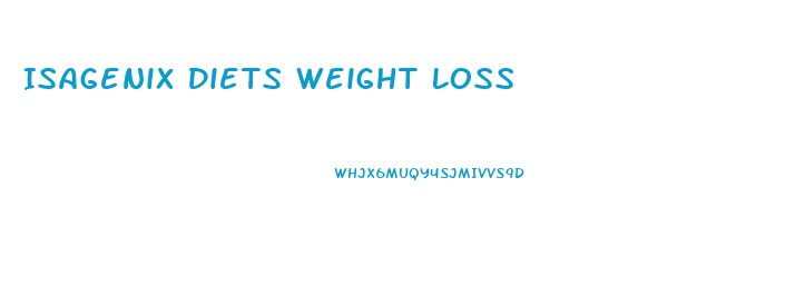 Isagenix Diets Weight Loss