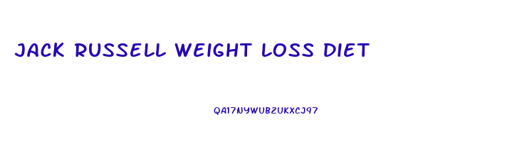 Jack Russell Weight Loss Diet