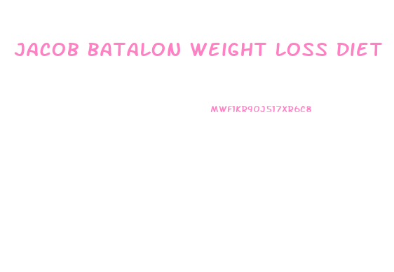 Jacob Batalon Weight Loss Diet