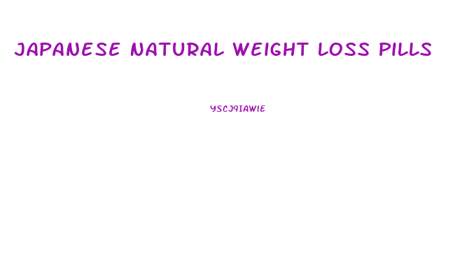 Japanese Natural Weight Loss Pills