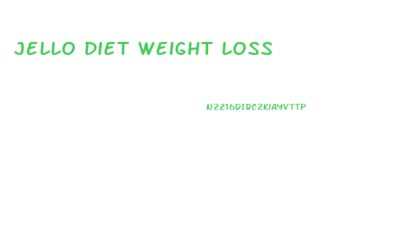 Jello Diet Weight Loss