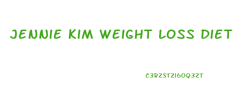 Jennie Kim Weight Loss Diet