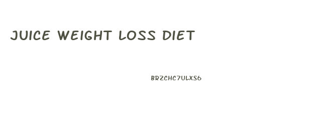 Juice Weight Loss Diet