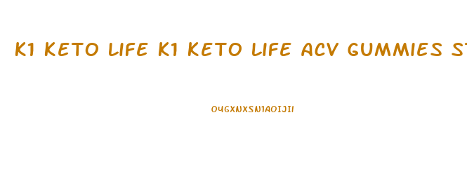 K1 Keto Life K1 Keto Life Acv Gummies Stores