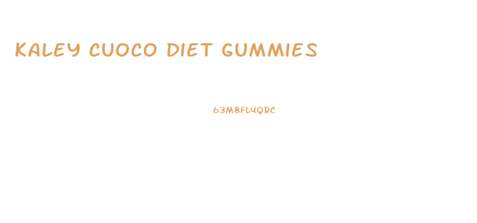 Kaley Cuoco Diet Gummies