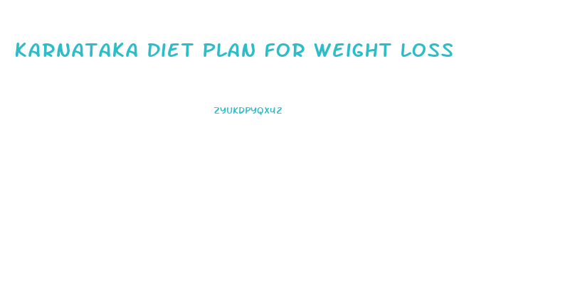 Karnataka Diet Plan For Weight Loss