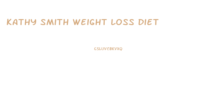 Kathy Smith Weight Loss Diet