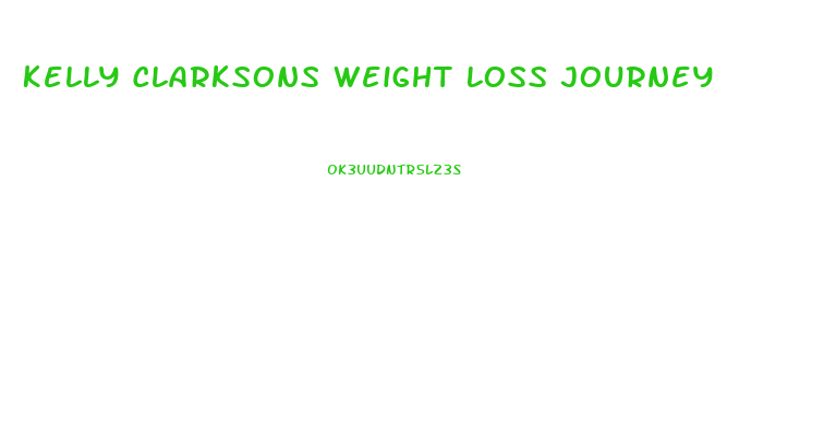 Kelly Clarksons Weight Loss Journey