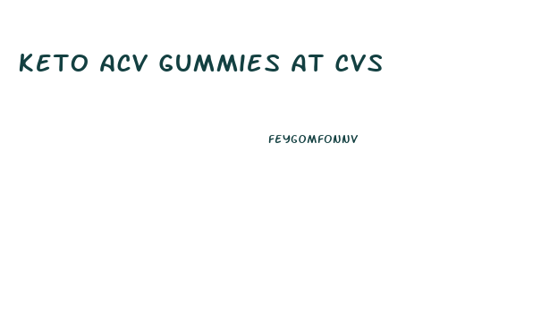 Keto Acv Gummies At Cvs