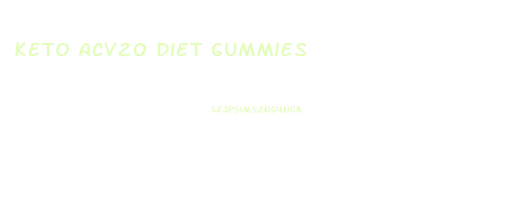 Keto Acv20 Diet Gummies