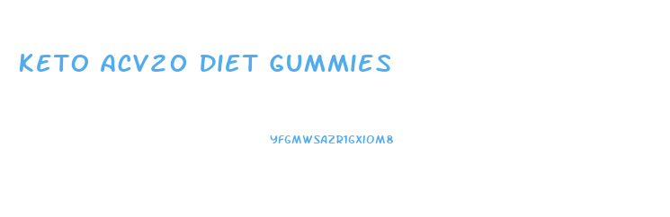 Keto Acv20 Diet Gummies
